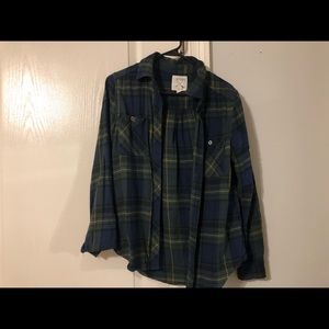 dark washed flannel